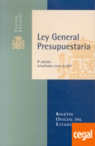 LEY GENERAL PRESUPUESTARIA - 19