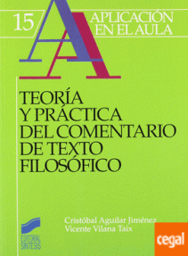TEORIA Y PRACTICA DEL COMENTARIO TEXT.FILOSOFICO