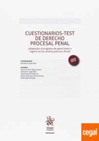 CUESTIONARIOS- TEST DE DERECHO PROCESAL PENAL