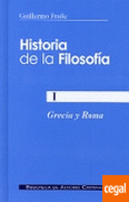 HISTORIA DE LA FILOSOFIA I - GRECIA Y ROMA