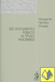 DEL DOCUMENTO PUBLICO AL TITULO INSCRIBIBLE - MONOGRAFIAS