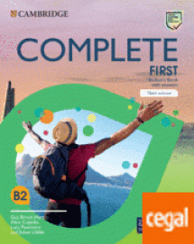 COMPLETE FIRST STUDENT`S BOOK WITH ANSWERS WITH CD- ROM B2