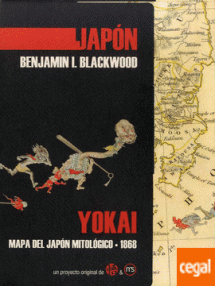 JAPON/YOKAI - MAPA DEL JAPON MITOLOGICO.1868