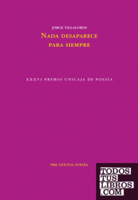 NADA DESAPARECE PARA SIEMPRE - 1800/RUSTICA