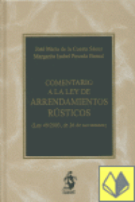 COMENTARIO A LA LEY ARRENDAMIENTOS RUSTICOS - TELA