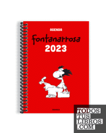 FONTANARROSA 2023,  AGENDA ANILLADA ROJA